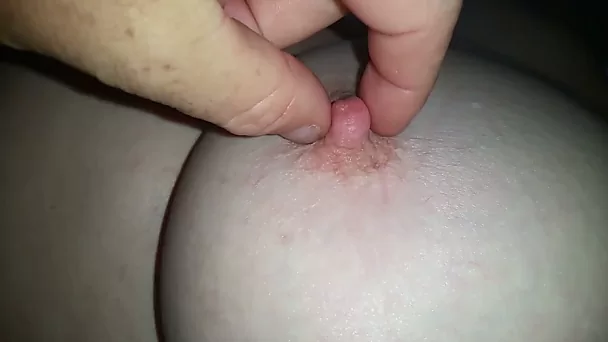 Neighbor's slutty wife was rubbing her own clit a bit