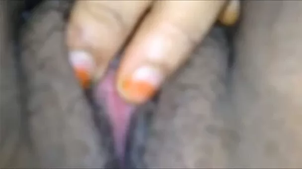 Amateur Indian nympho was masturbating her moist nice cunt