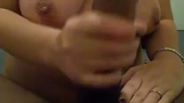 Big boobed amateur hoe sucking my big black dick deepthroat