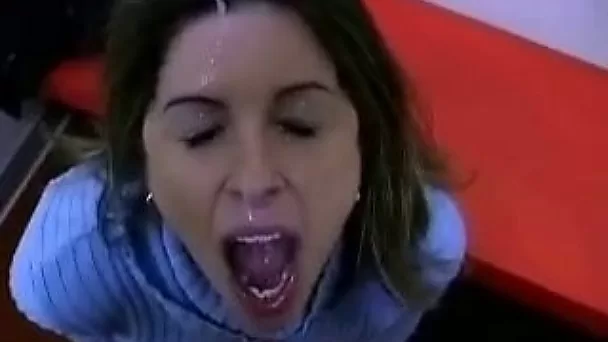 That milfie sexy lady just gave me a quick blowjob in the dressing room