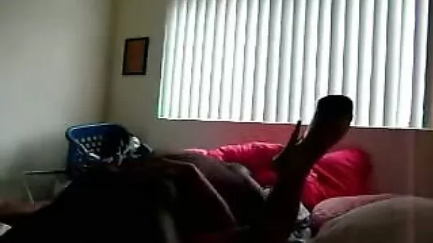 Drilling my juicy black slut in missionary and doggy positions