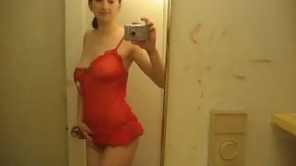 Her body looks fine and so seductive in that red dress