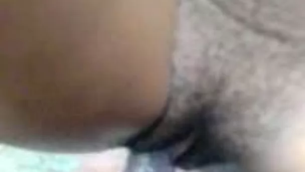Sexy ebony chick is sniffing her armpits while getting pussy drilled hard