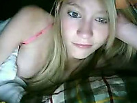 Super cute green eyed teen flirts with me on webcam chat