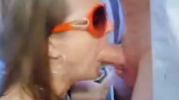 Sloppy deepthroat blowjob by my barely legal girlfriend