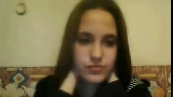 Attractive Portuduese friend showing her ass on webcam
