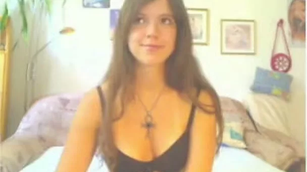 Amazing beauty posing teasingly in front of camera