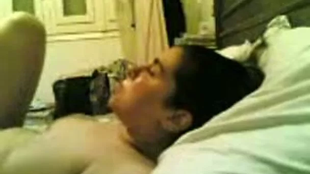 Amateur ordinary a bit plump Egyptian brunette wife is fucked missionary
