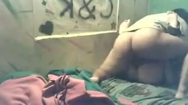 Lusty amateur busty Hindu chick pulled down jeans to ride stiff cock