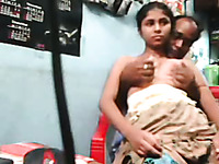 Indian amateur housewife let her hubby eat out her hungry wet slit