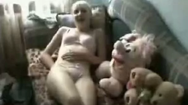 Petite Russian girlfriend teases with her body and sucks my long cock