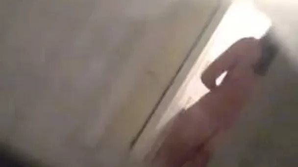 Svelte brunette teen takes off her clothes before taking a shower