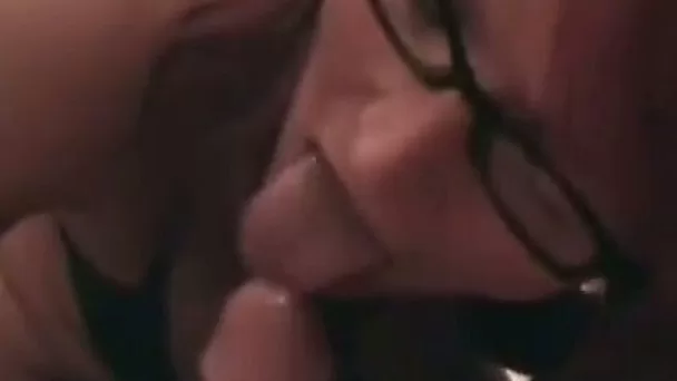My awesome milf redhead bitch on the POV pleasing me with oral sex