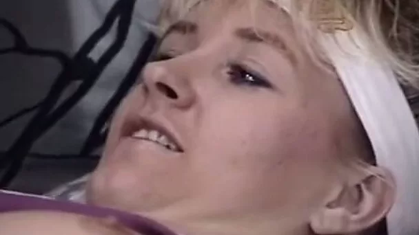 Lovely and naughty young blondie getting licked and fingered