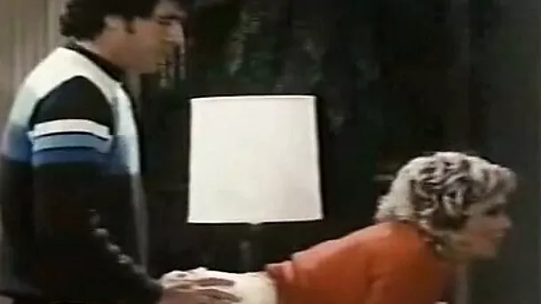Submissive and wild classic blonde chick fucked in doggy style