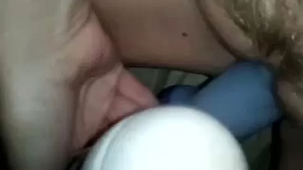 Nice closeup show of my lusty wifey petting herself with a vibe