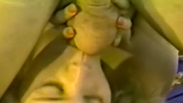 Hot and lascivious blonde vintage babe fed with dick and fucked on the floor