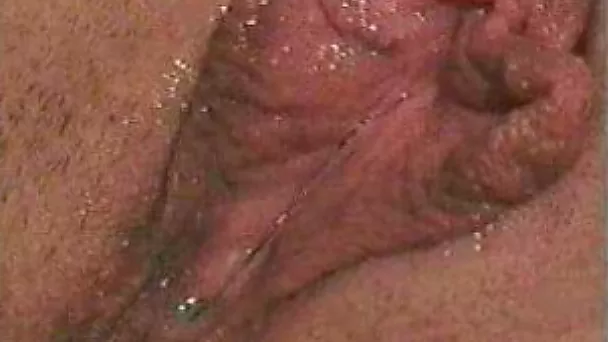 Perfect view of my girlfriend's mom trimmed moist pussy