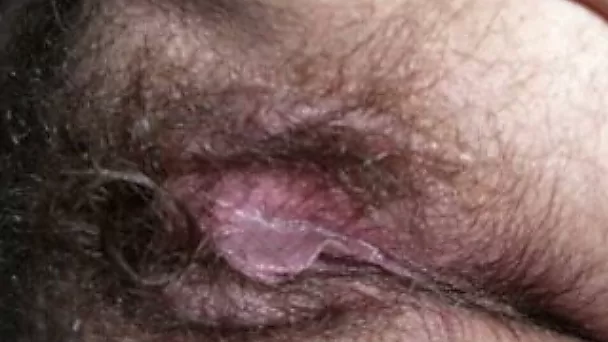 Big juicy ass and extra hairy pussy of my MILF wife on camera