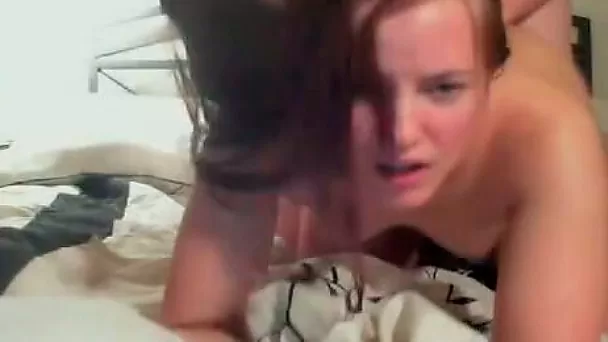 Making my chubby Irish babe happy by doggystyle fucking her muff