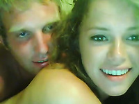 Kissing and having fun with my beautiful babe on web camera