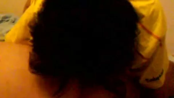 My chubby brunette wife gives me sucking job