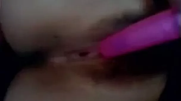 Asian sweet svelte girlie exposed her hairy pussy and wanted to masturbate