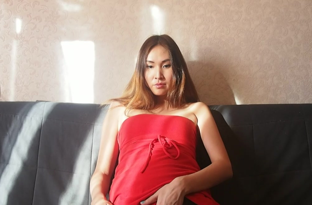 Chinese girl in red clothes acting very naughty - Mylust.com Video