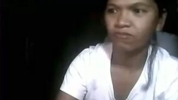 Lusty amateur exotic lady was just sitting and flashing her natural tits