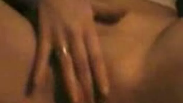 After putting hands under the panties anon nympho started teasing her slit