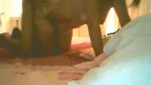Poking my dick in my lover's mouth and throbbing pussy