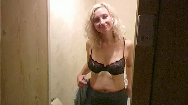 This blonde is full of passion and she loves peeing in front of the camera