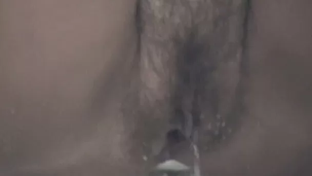 Dude gets to film hairy pussy of a blonde stranger girl in the toilet