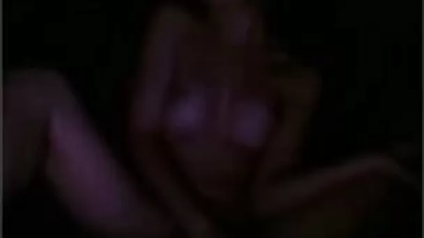 Amateur sexy cam beauty was playing with her fantastic big boobies