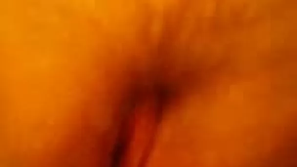 Poking wet shaved pussy of my BBW lover in closeup video