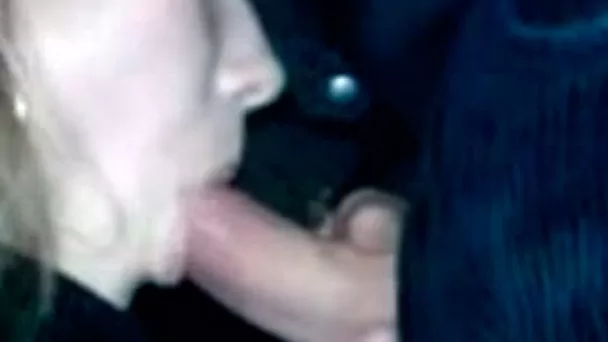 Hot and sexy amateur chick picked up for quick blowjob