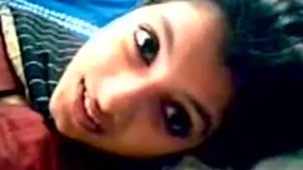 Extremely beautiful and horny Indian teen babe filmed naked in the bedroom