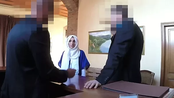 Seductively attractive Arab chick just loves to fuck on camera