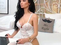 Look at the sexy lingerie this pretty webcam model is wearing