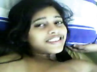 Sri Lankan amateur brunette happily takes dick in her hungry pussy