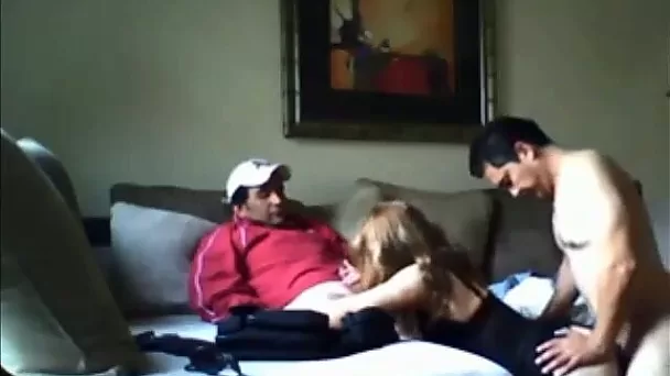 Brave and versatile pallid wife easily takes double penetration (FMM)