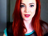 This UK camgirl is the real deal with her fiery red hair and a slim body
