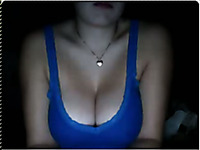 Kinky amateur anon webcam MILFie sexpot was exposing her sexy big tits
