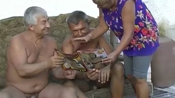 Just because we are old doesn't mean we can't have some naughty fun on camera