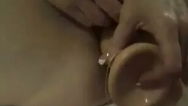 A big thick dildo stretched my pussy and I loved it