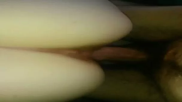 Hairy pussy of quite bootyful wife is worth deep cock penetration