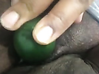BBW mother I'd like to fuck fucks herself with a cuccumber
