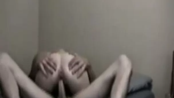 Wondrous light haired bitchie nympho with big tits is topping my buddy