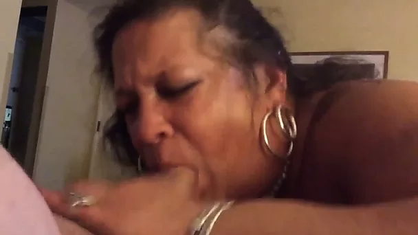 This cock sucking video is amazing and this BBW whore loves sucking dick