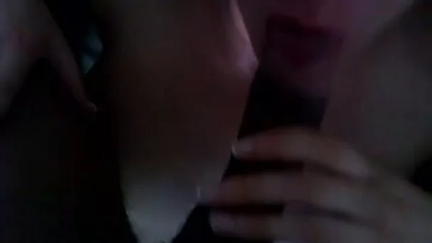 Buxom beauty gives awesome blowjob to black friend of mine